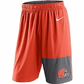 Men's Nike Cleveland Browns Orange NFL Shorts FengYun,baseball caps,new era cap wholesale,wholesale hats
